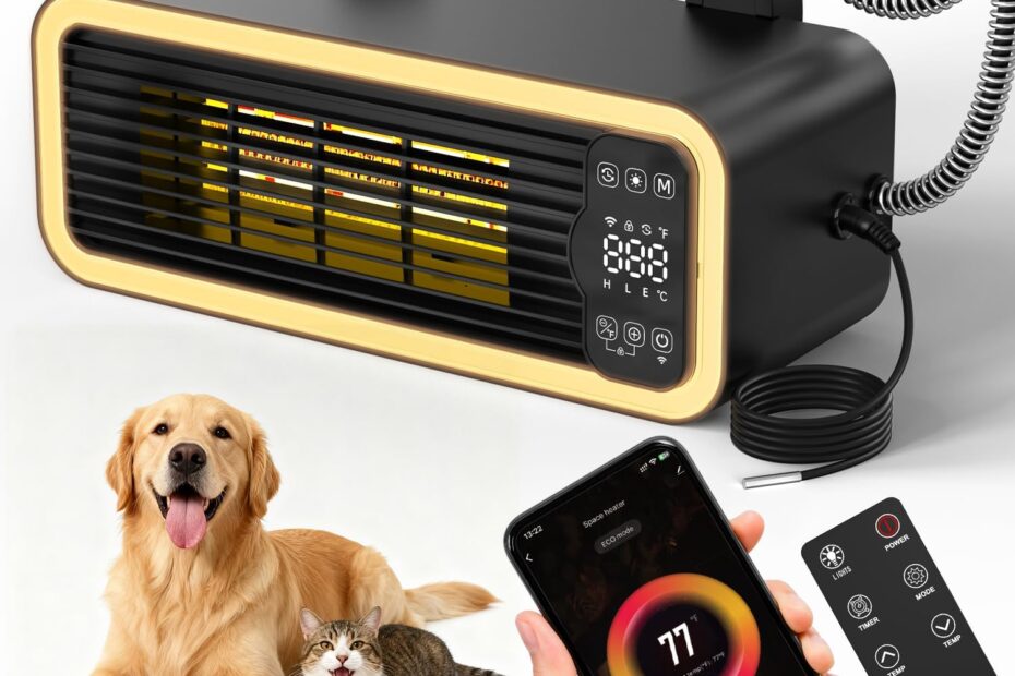 Stay Warm This Winter: A Review of the 1200W Dog House Heater with Smart Control