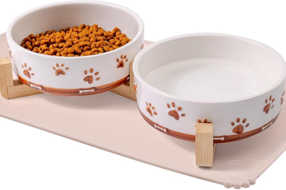 Stylish & Functional: Review of Dog Bowls with Wood Stand for Small Pets