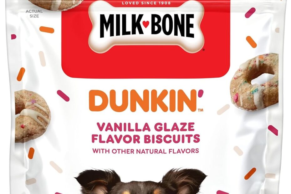 Tasty Treats for Your Pup: A Review of Milk-Bone Dunkin' Vanilla Glaze Dog Biscuits