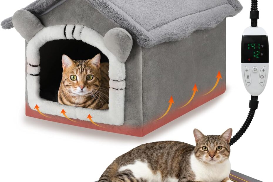 The Ultimate Cozy Retreat: Review of FHTONGE Heated Cat Bed House