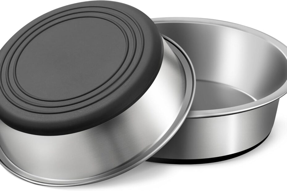 The Ultimate Upgrade: Stainless Steel Dog Bowls Set – Rust-Free, Non-Slip & Pet Approved!