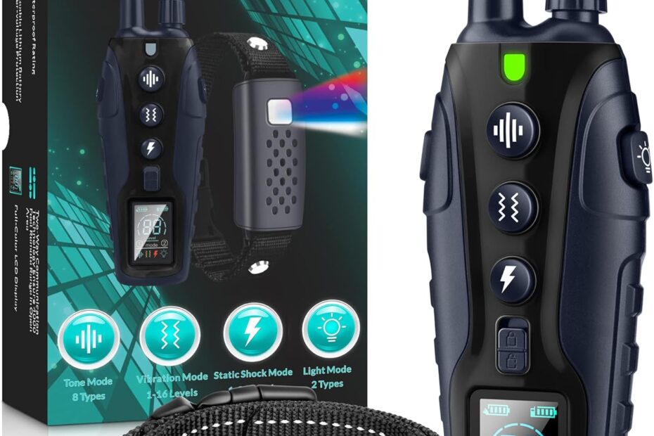 Transform Your Dog Training: The Ultimate Waterproof Shock Collar with Night Safety Features