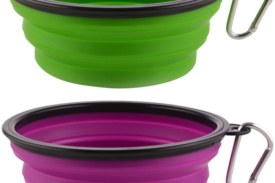 Travel Essentials: Review of the Large Collapsible Dog Bowls (2 Pack)