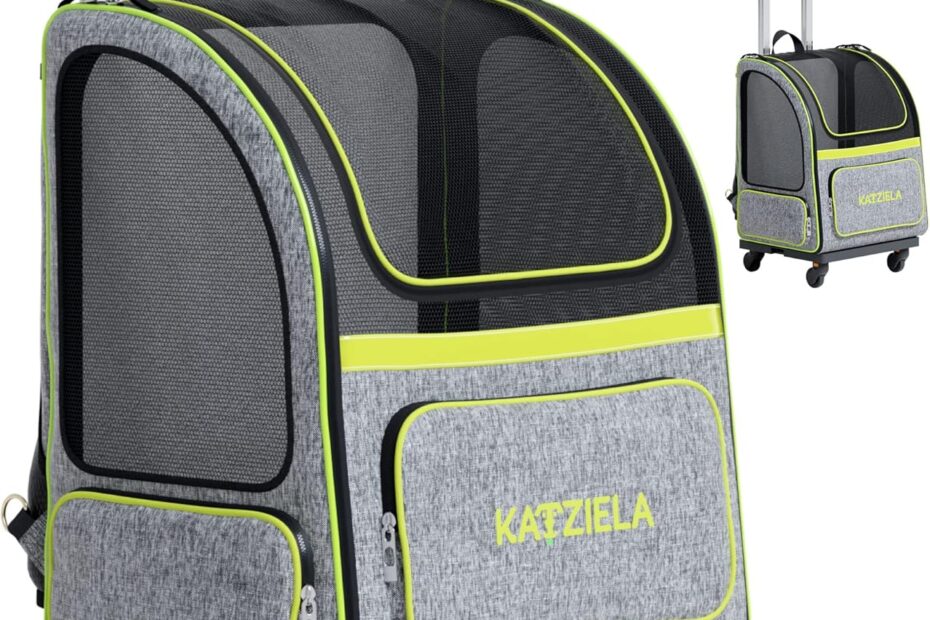 Travel in Style: Katziela Wheeled Pet Carrier Backpack Review for Adventurous Pet Owners