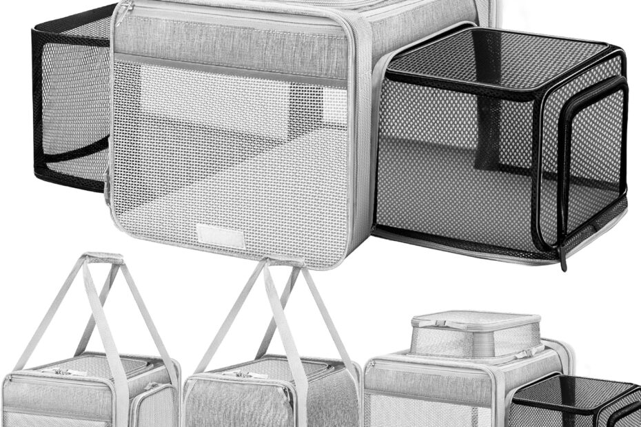 Travel in Style: The Ultimate Expandable Cat Carrier for Your Furry Friends!