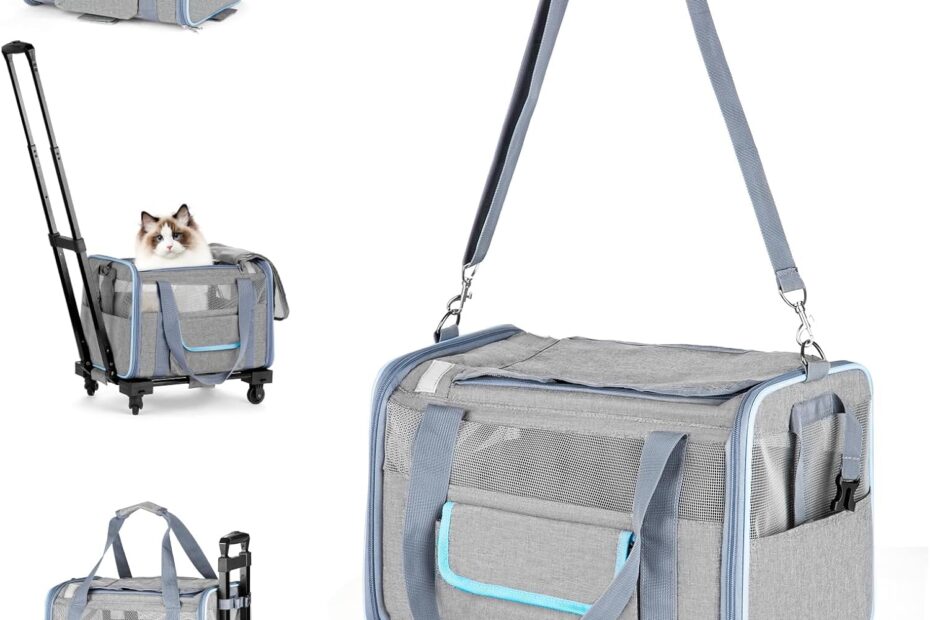 Travel in Style: The Ultimate Soft-Sided Pet Carrier for Small Dogs and Cats
