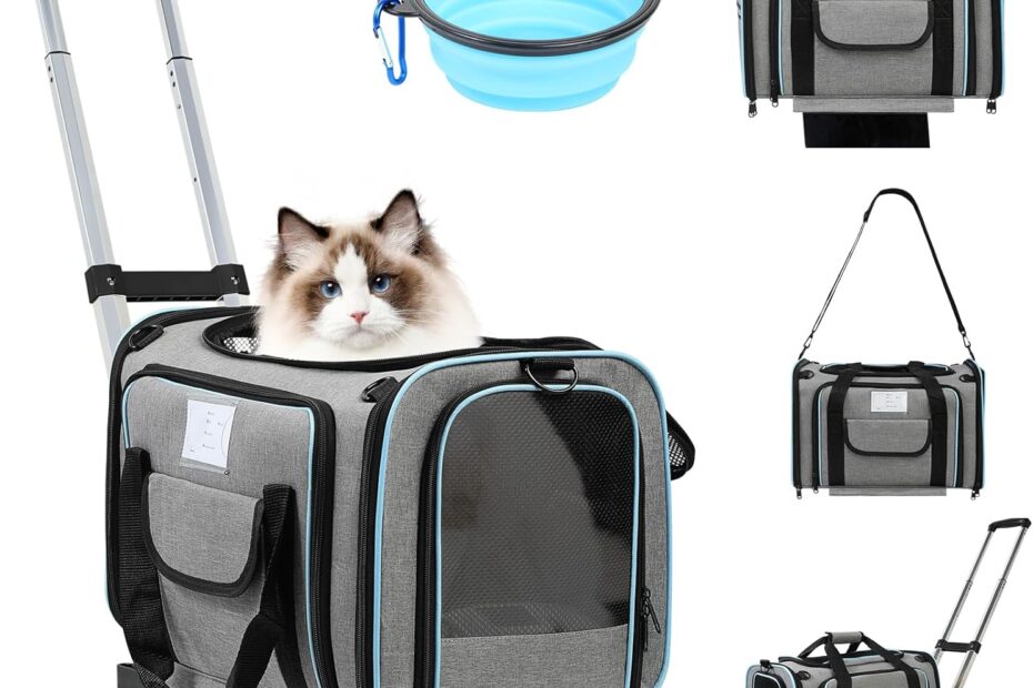 Travel with Ease: The Ultimate Airline-Approved Pet Carrier for Cats and Dogs