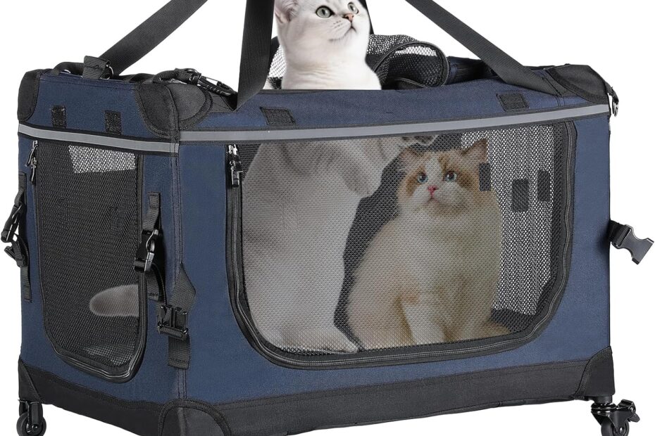 Ultimate Comfort on the Go: Review of the 24-inch Foldable Cat Carrier for Easy Travels