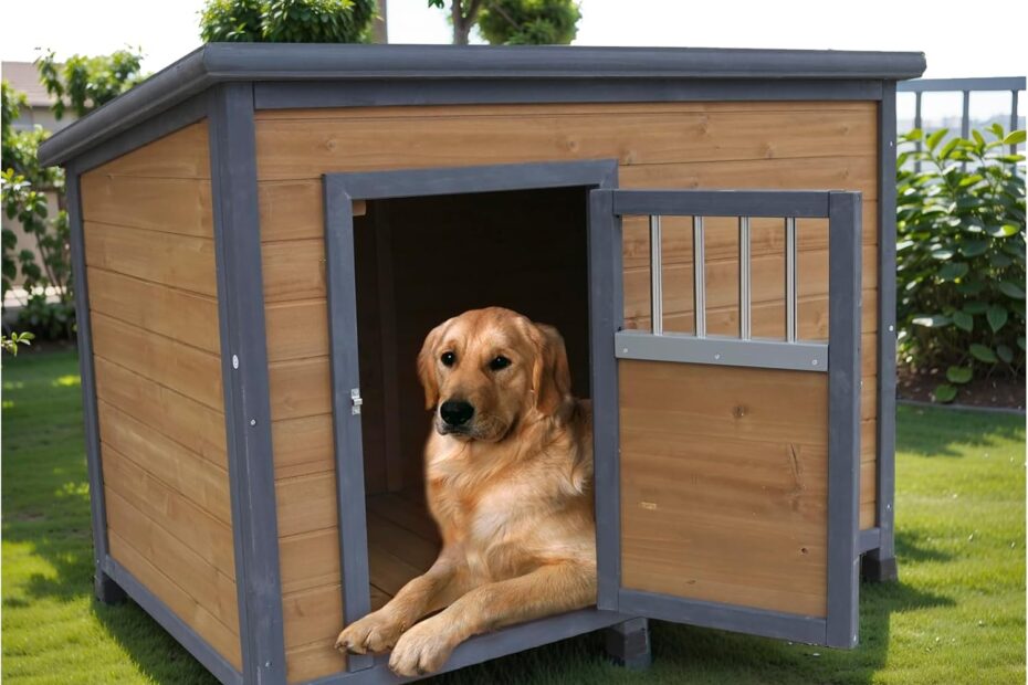 Ultimate Comfort: Review of the 45'' Large Wood Dog House for Your Furry Friend