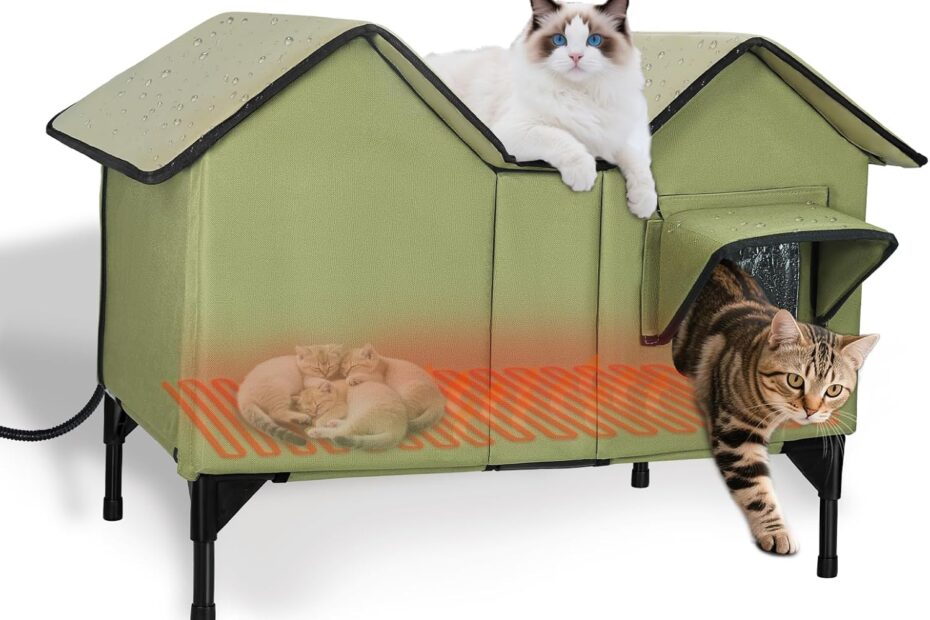 Ultimate Comfort: Review of the Extra Large Heated Cat House for Winter