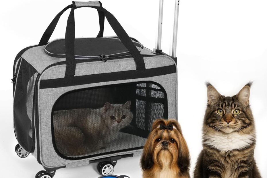Ultimate Comfort: Review of the XL Cat & Small Dog Carrier with Wheels