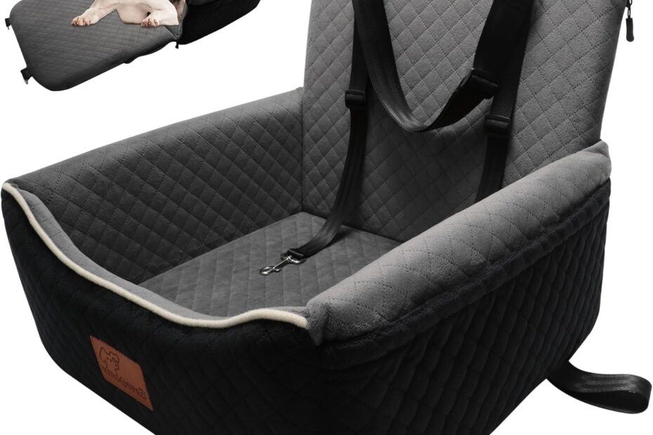 Ultimate Comfort: The 2-in-1 Dog Car Seat Bed Review for Small to Medium Pups!