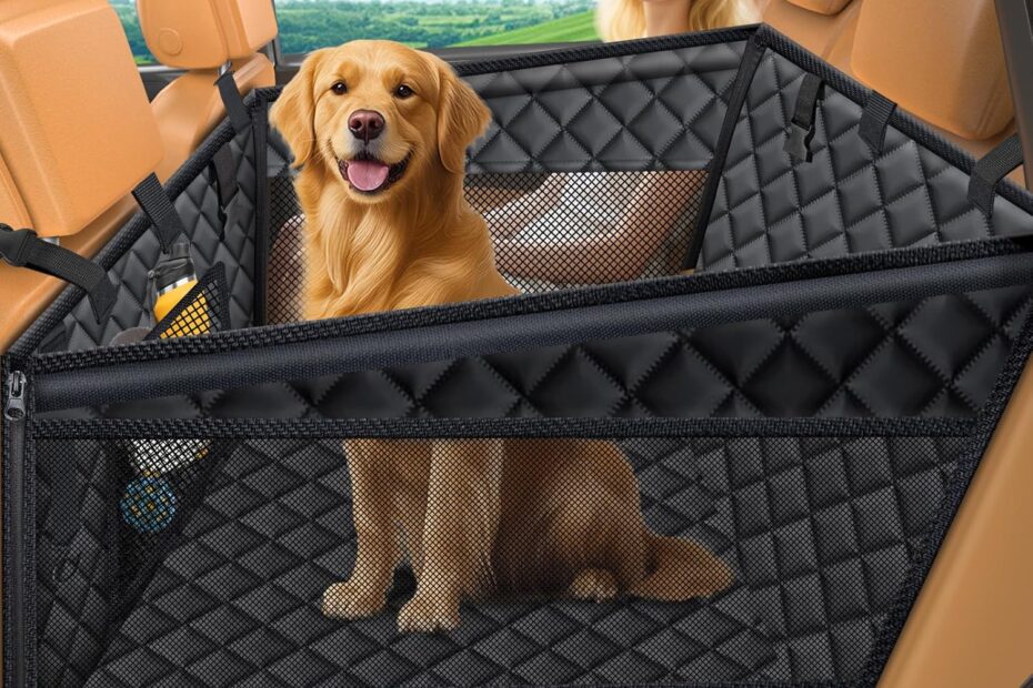 Ultimate Comfort: URPOWER Hard Bottom Dog Car Seat for Your Large Furry Friends