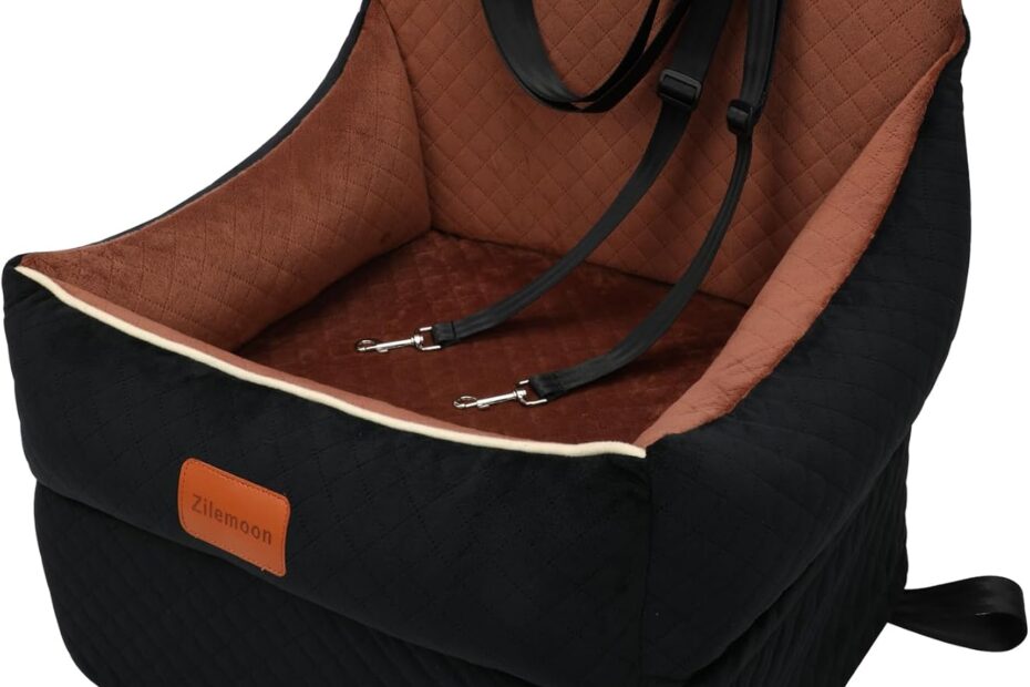 Ultimate Pet Travel: Car Dog Booster Seat for Safe and Comfortable Rides!