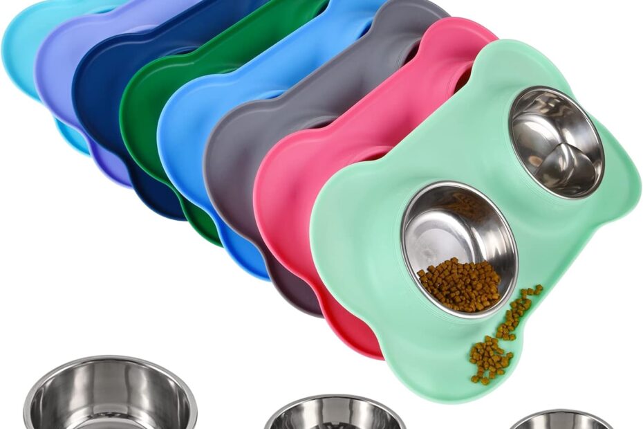 Ultimate Review: Stainless Steel Dog Bowls with Non-Slip Mat for Mess-Free Feasting!