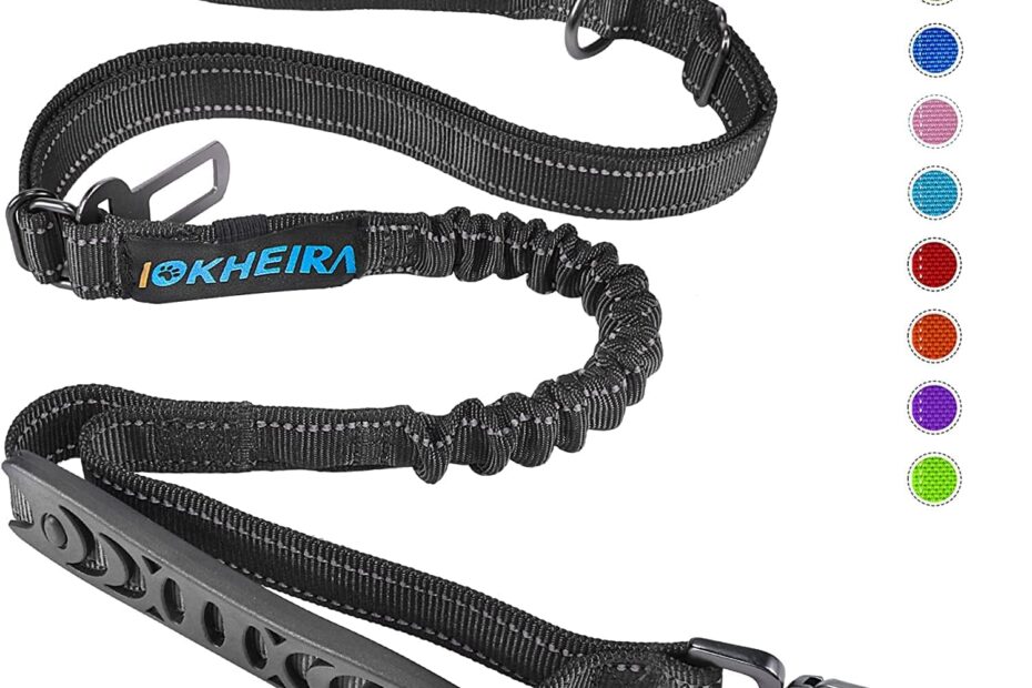 Unleash Adventure: IOKHEIRA's Heavy-Duty 6Ft Dog Leash for Safety & Comfort