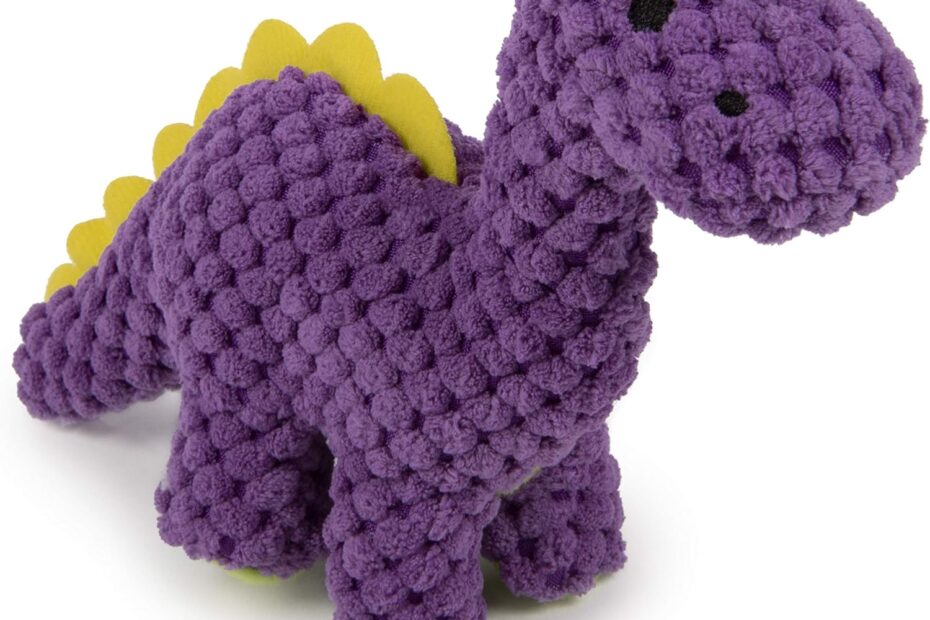 Unleash Endless Fun: Review of goDog Checkers Just for Me Dinos Bruto Squeaky Plush Dog Toy