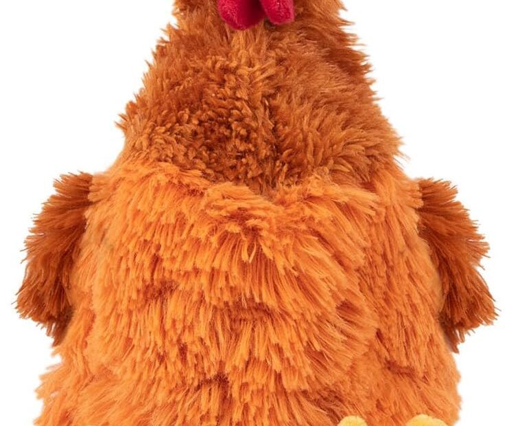 Unleash Fun: Review of the Crinkle Chicken Squeaky Dog Chew Toy!