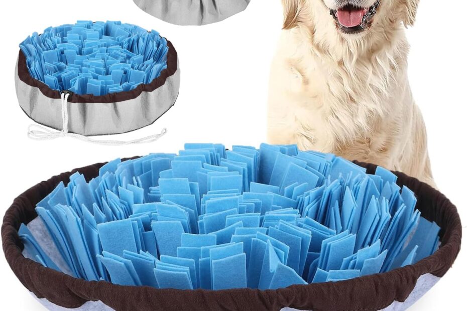 Unleash Playtime: The Ultimate Snuffle Mat for Dogs - A Must-Have Puzzle Toy for Every Pup!
