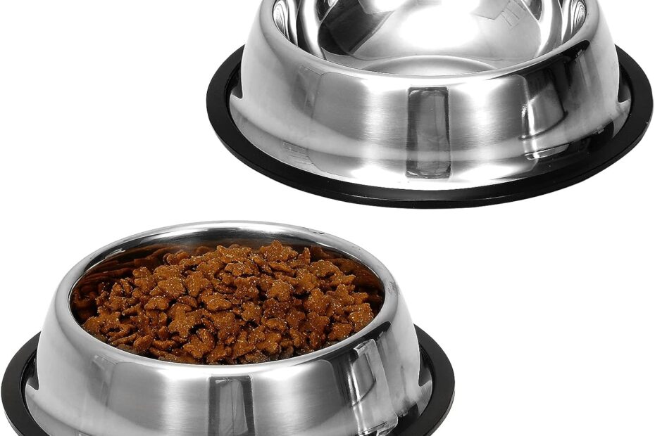 Unleashing Convenience: Review of 2 Pack Stainless Steel Dog Bowls with Anti-Slip Base