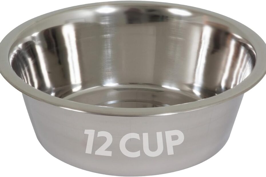 Why the Petmate Stainless Steel Bowl 12Cup is a Must-Have for Pet Owners
