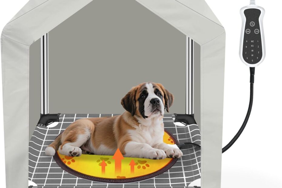Winter Comfort: The Heated Elevated Dog House Review for Your Furry Friend