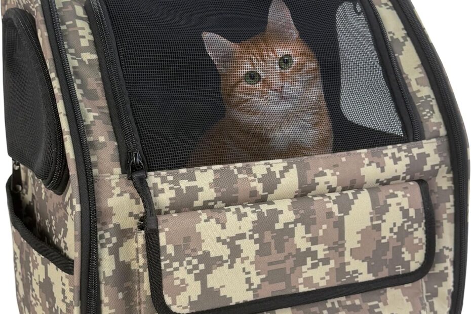 Adventure Awaits: The Ultimate Camouflage Cat Backpack Carrier for Travel & Hiking!