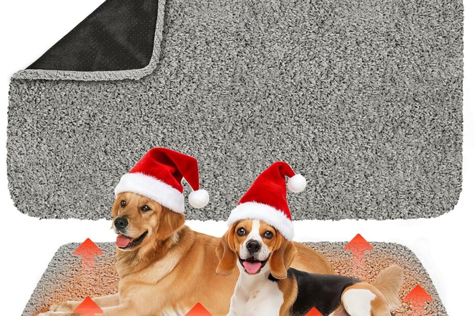 Cozy Comfort: Review of 2 Pack Large Self Warming Dog Mats for Your Furry Friends