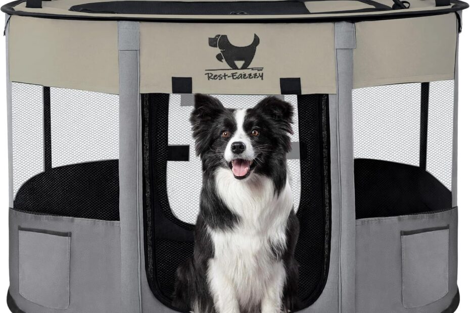 Discover the Rest-Eazzzy Dog Playpen: The Ultimate Portable Solution for Your Pets