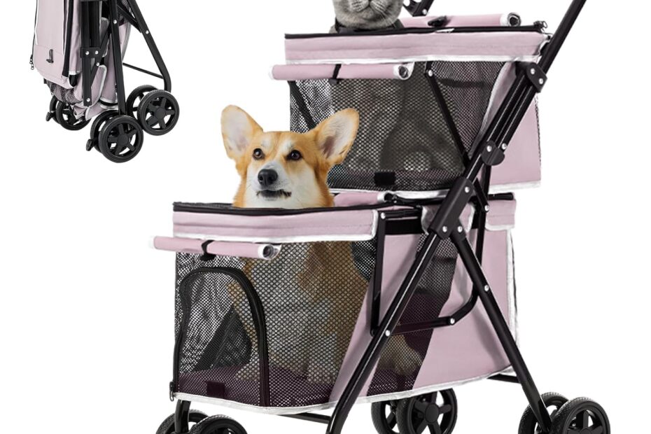 Discover the Ultimate Comfort: Double Pet Stroller for Pawsome Adventures
