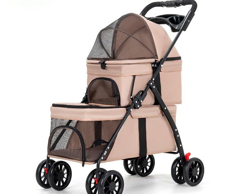 Discover the YYW Double Pet Stroller: Perfect for Your Furry Family!