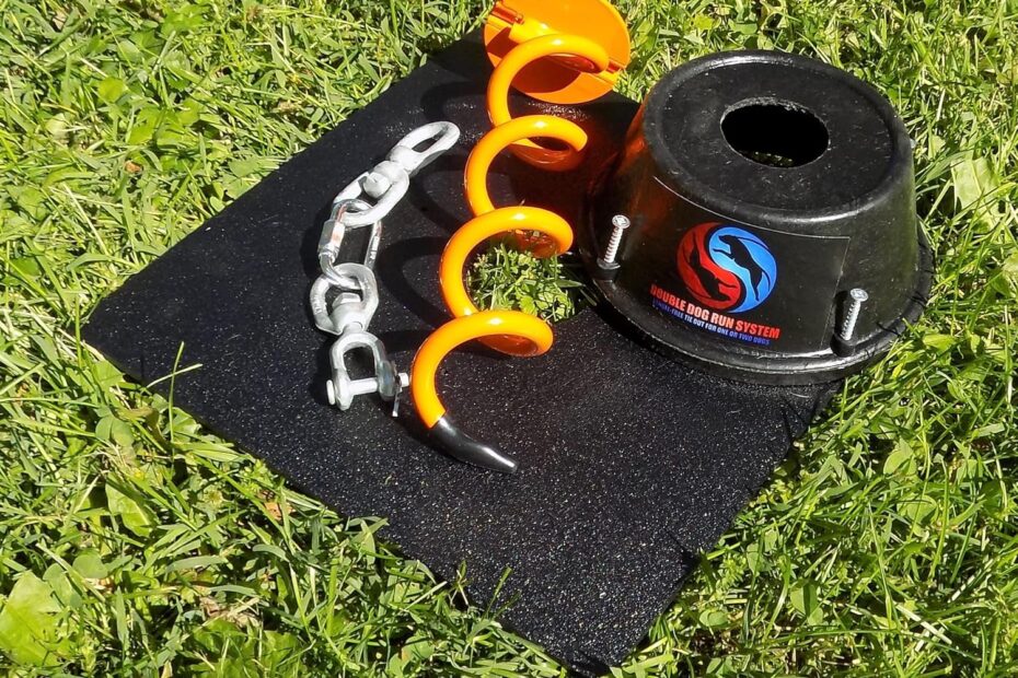 Freedom Unleashed: The Ultimate No Tangle Tie Out Stake for Dogs!