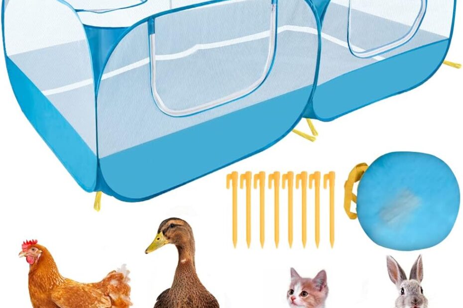 Lukovee Small Animals Playpen: The Ultimate Escape-Proof Solution for Your Pets!