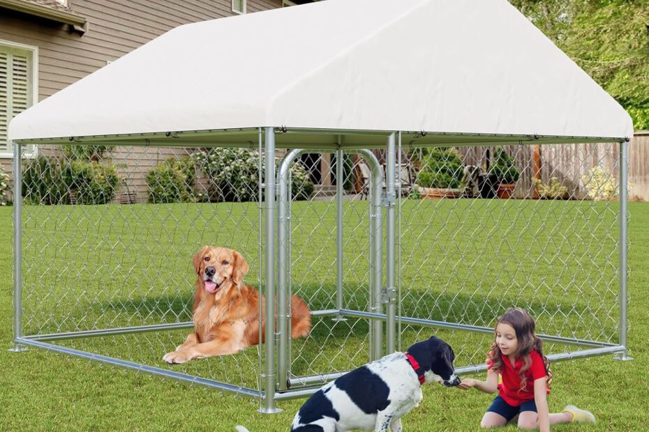 Secure and Spacious: LotFun Large Outdoor Dog Kennel Review