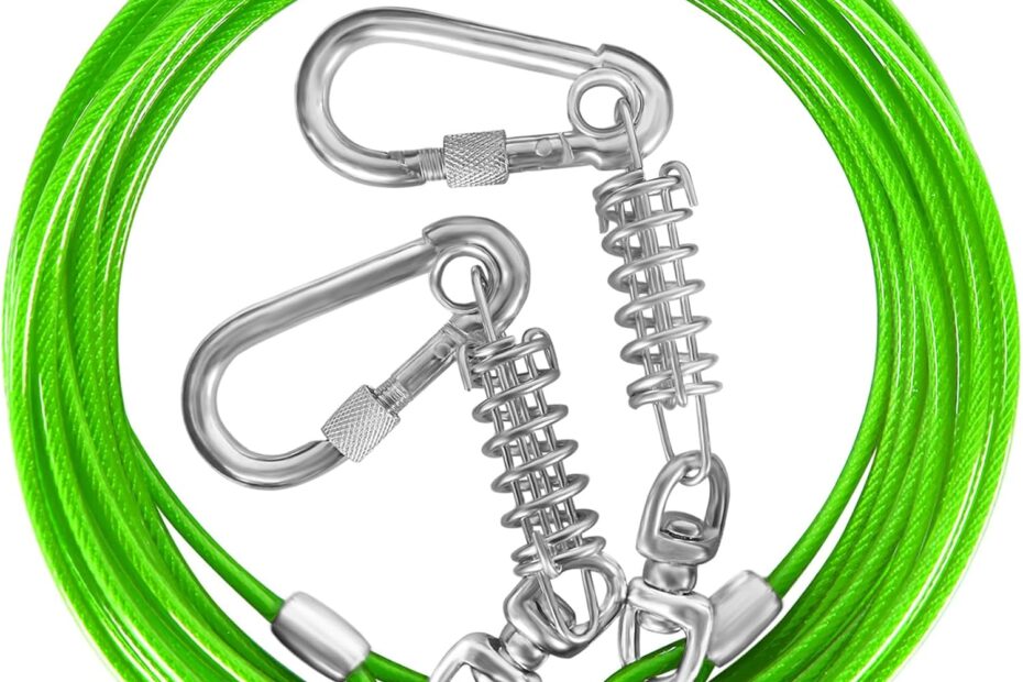 Secure Your Pup with Style: The Best Heavy-Duty Dog Tie Out Cable