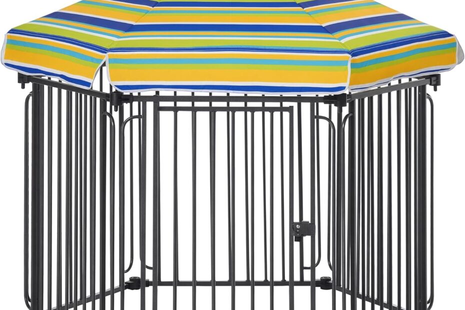 Secure Your Pup's Freedom: Review of the PawHut Heavy-Duty Dog Playpen