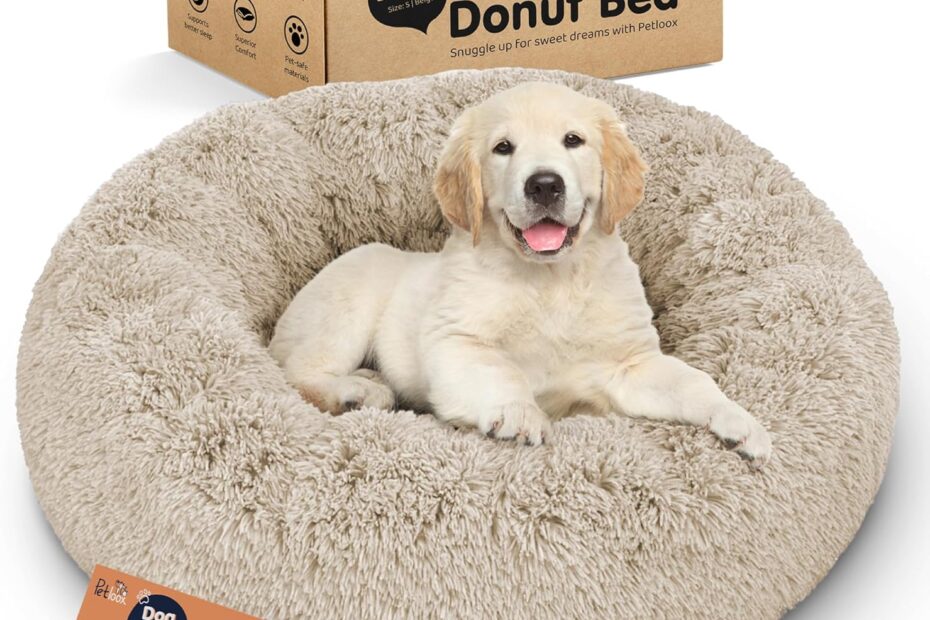 Snuggle Up: Review of the Fluffy Donut Dog Bed for Ultimate Comfort and Anxiety Relief
