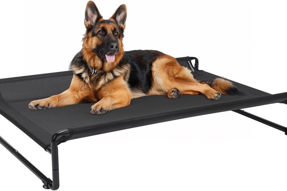 Stay Cool This Summer: Review of the Veehoo Original Elevated Dog Bed for Large Dogs