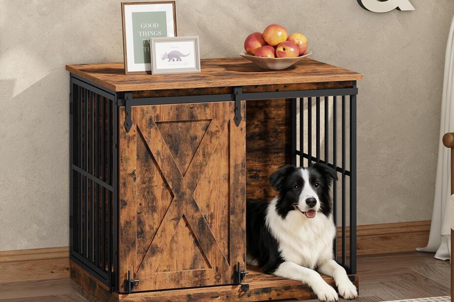 Stylish and Functional: The MAHNACRIS Farmhouse Dog Crate Review