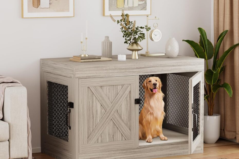 Stylish Comfort: Review of the Xilingol Corner Dog Crate Furniture
