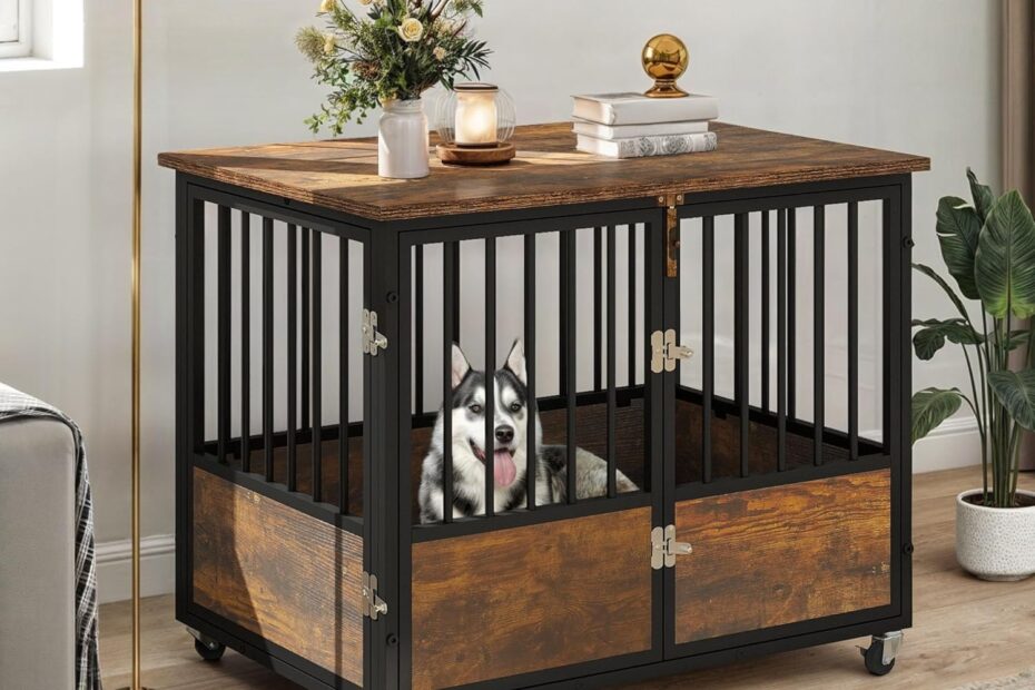 Stylish & Functional: DWVO Dog Crate Furniture for Your Furry Friend!