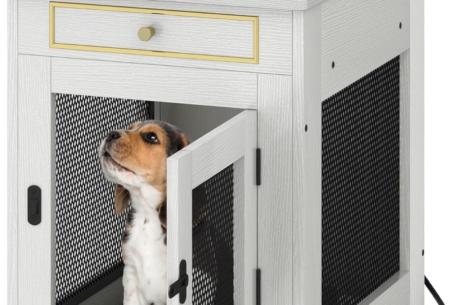 Stylish & Functional: DWVO Dog Kennel End Table Review