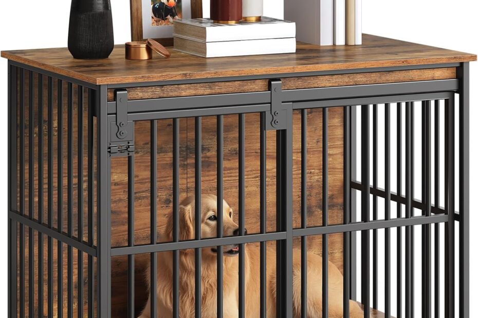 Stylish & Functional: HOOBRO Dog Crate Furniture Review