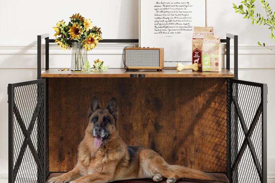 Stylish & Functional: The GarveeLife Heavy Duty Dog Crate Furniture Review