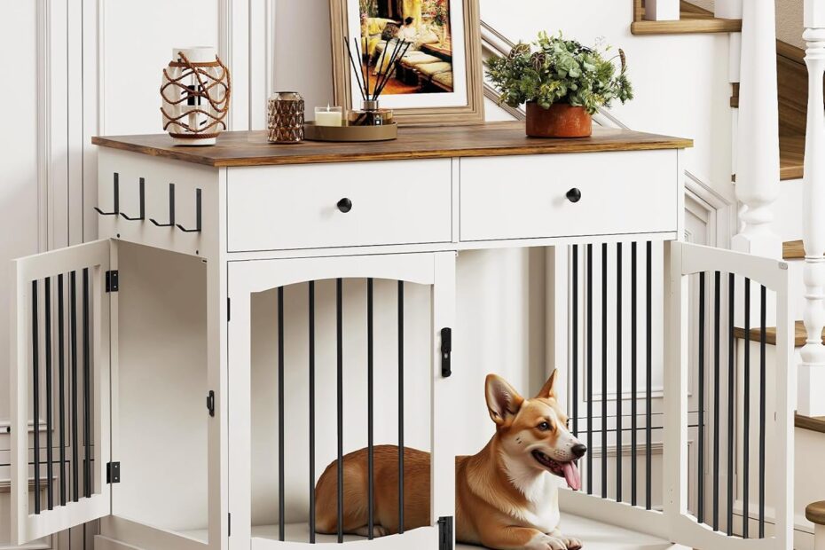 Stylish & Functional: The Ultimate 40" Wooden Dog Crate Furniture Review