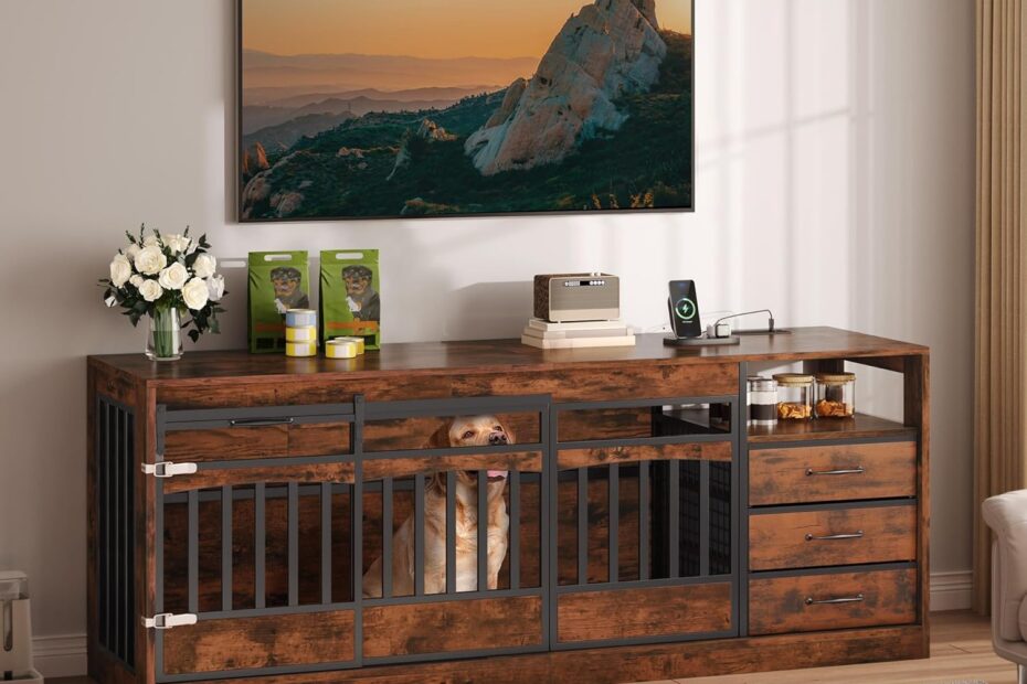 Stylish & Functional: The Ultimate Large Dog Crate Furniture Review