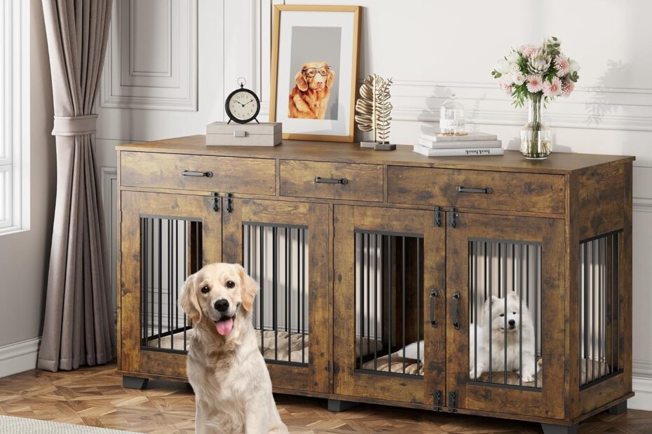 Stylishly Practical: The 71'' XXL Dog Crate Furniture Review