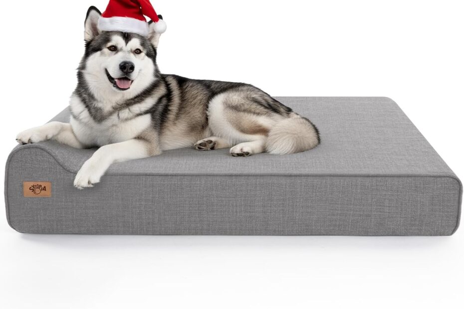 Sytopia XXL Memory Foam Dog Bed: Comfort and Support for Large Senior Dogs
