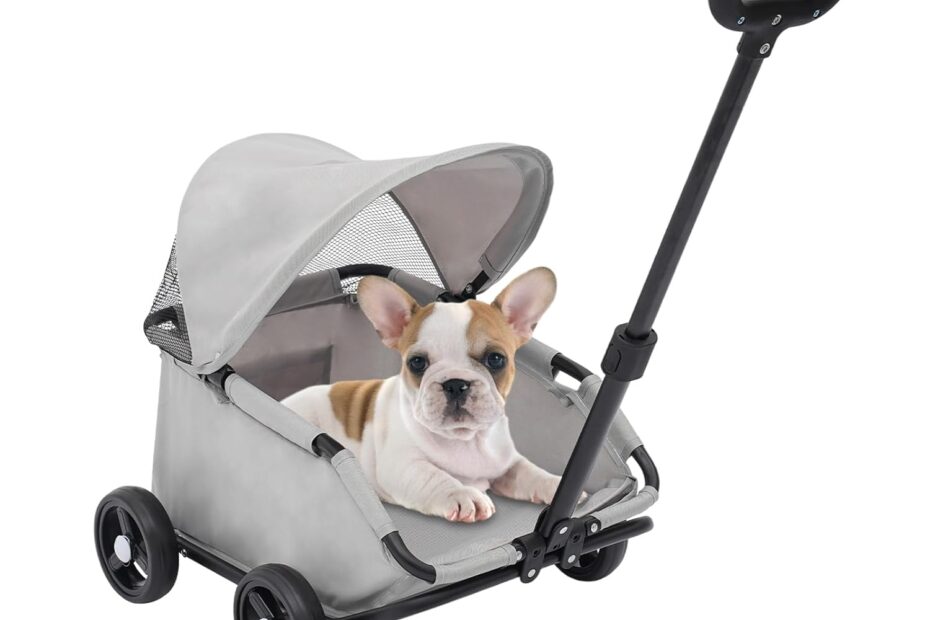 The Perfect Ride: Review of the 15 lbs Foldable Dog Stroller for Mini Pups