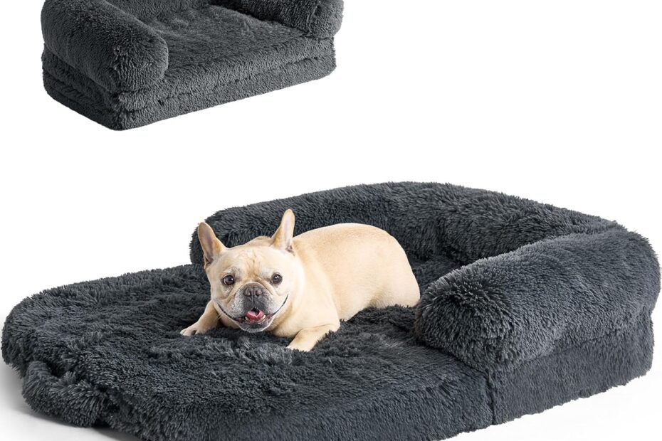The Ultimate Comfort: EHEYCIGA Foldable Faux Fur Dog Bed Review